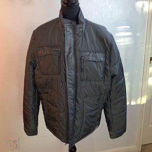 Men Slate grey padded JKT. New no tags.  Men or Woman’s. Warm comfy & warm